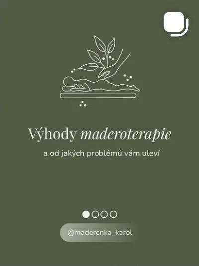 Výhody maderoterapie